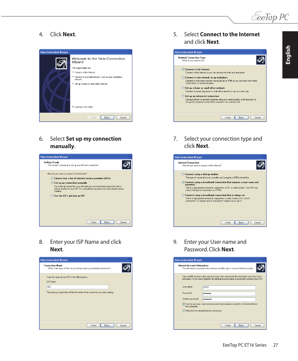 Asus ET1602C User Manual | Page 27 / 36