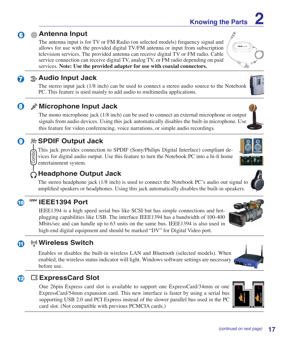 Asus G2K User Manual | Page 17 / 81