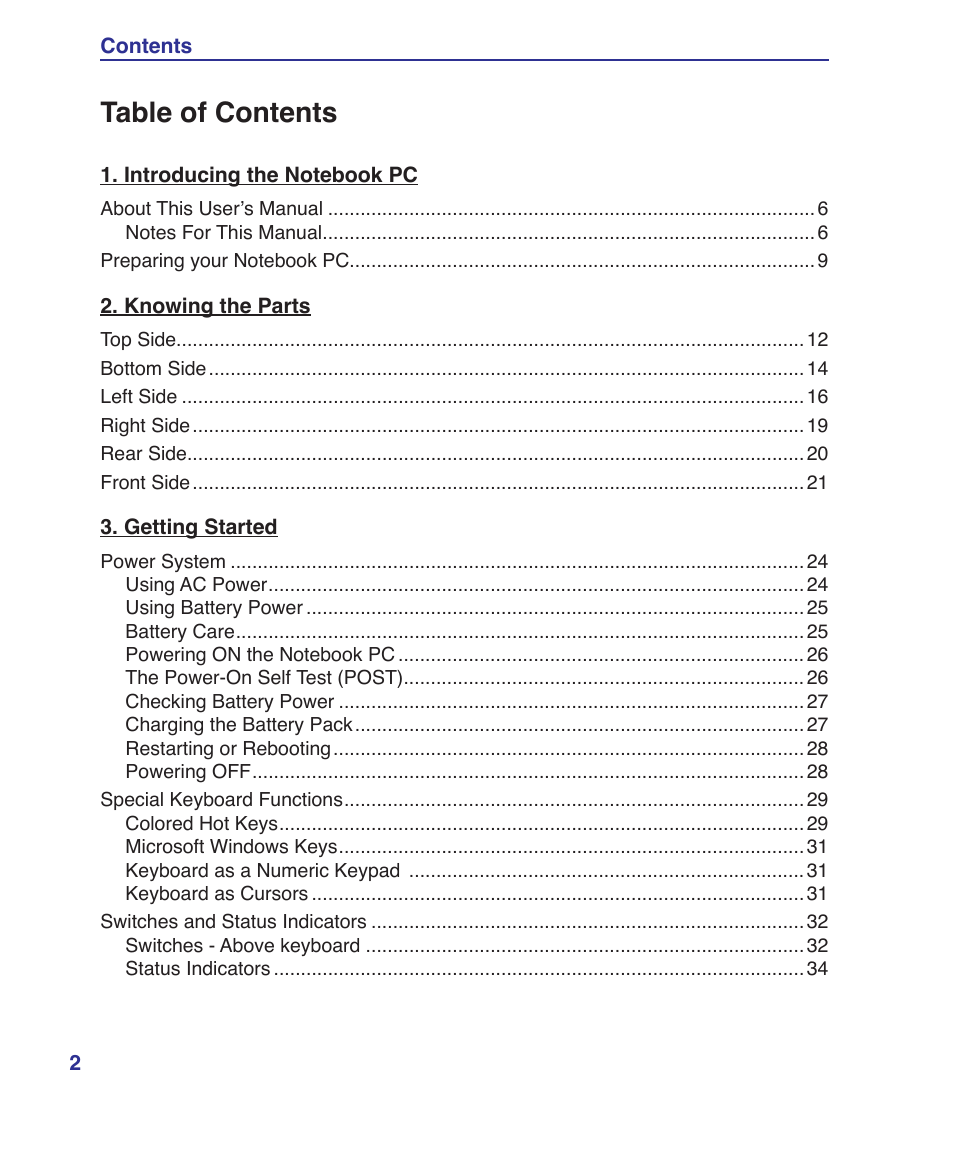 Asus G2K User Manual | Page 2 / 81