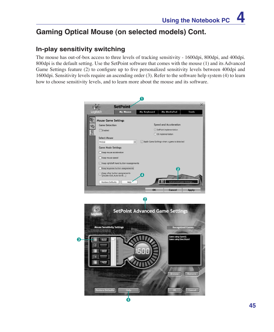 Asus G2K User Manual | Page 45 / 81