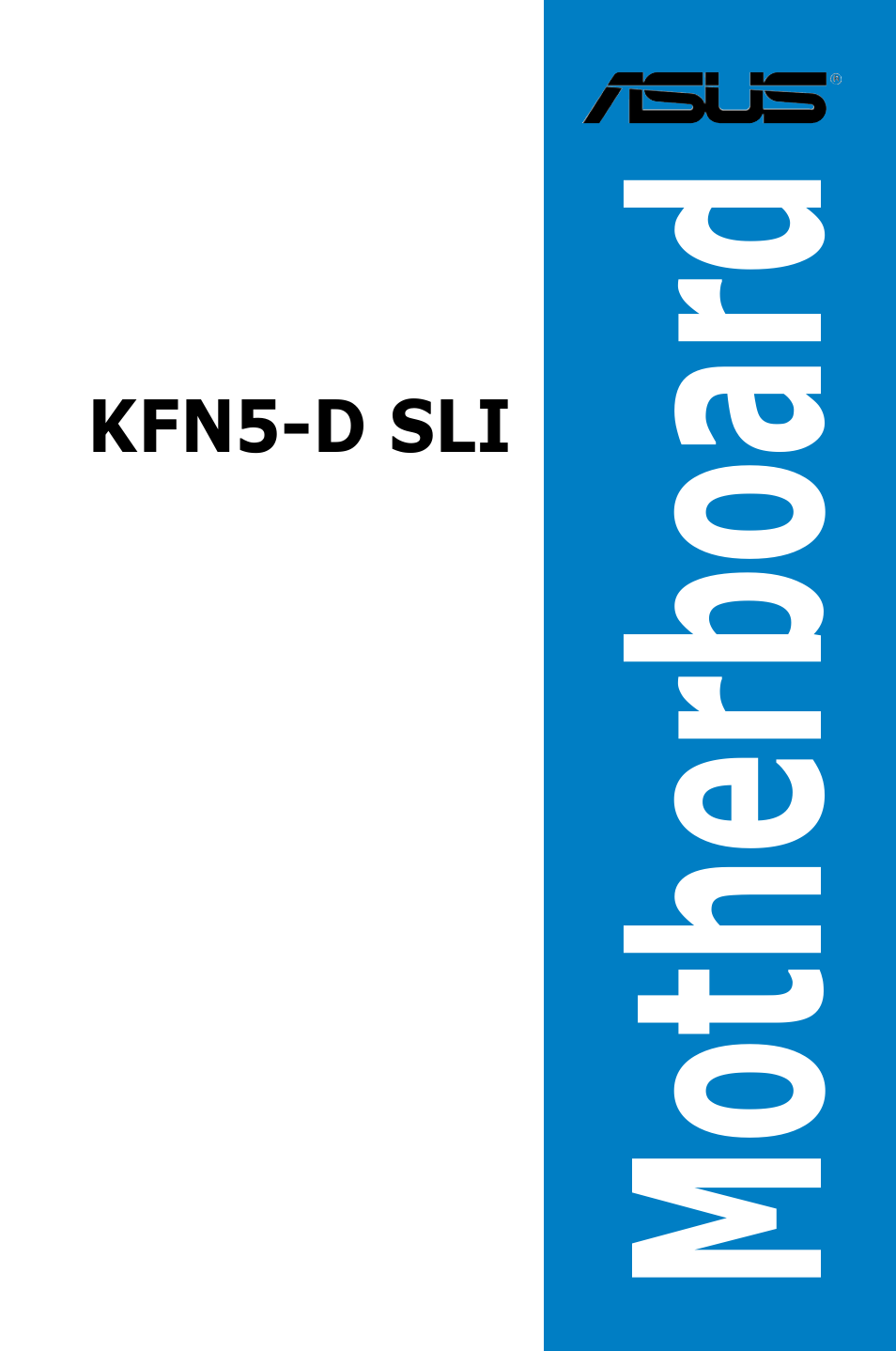 Asus KFN5-D SLI User Manual | 146 pages