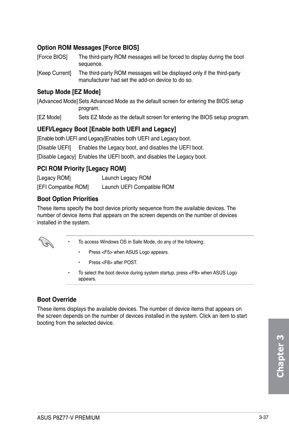 Chapter 3 | Asus P8Z77-V PREMIUM User Manual | Page 123 / 208