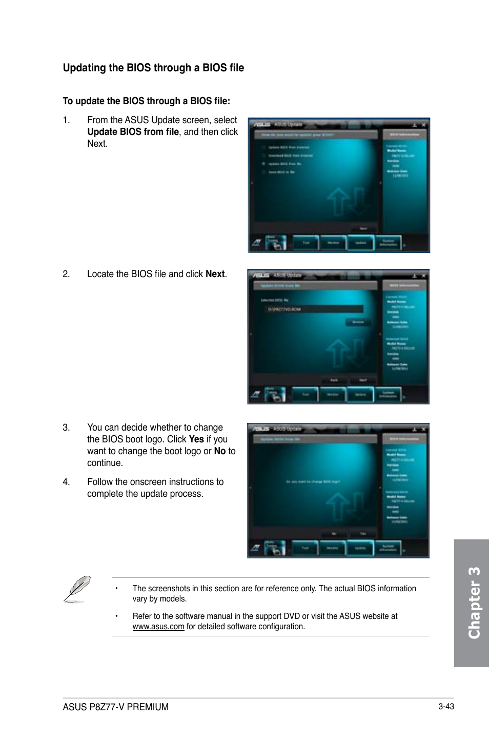 Chapter 3 | Asus P8Z77-V PREMIUM User Manual | Page 129 / 208