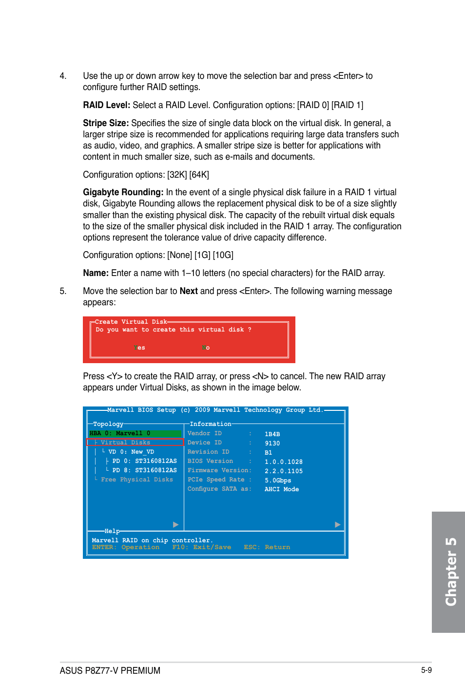 Chapter 5 | Asus P8Z77-V PREMIUM User Manual | Page 169 / 208