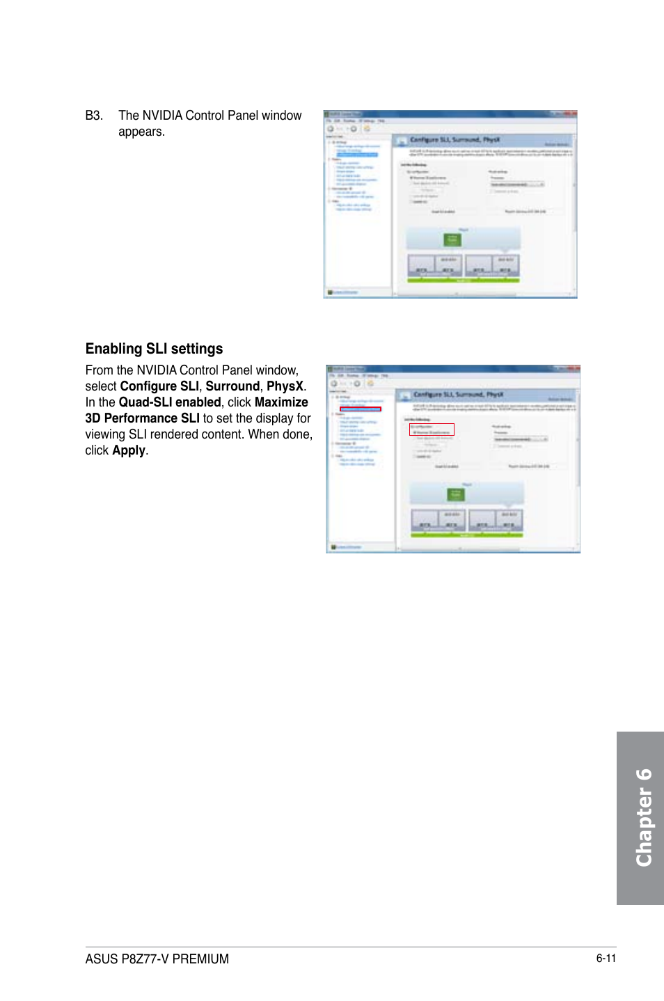 Chapter 6 | Asus P8Z77-V PREMIUM User Manual | Page 185 / 208