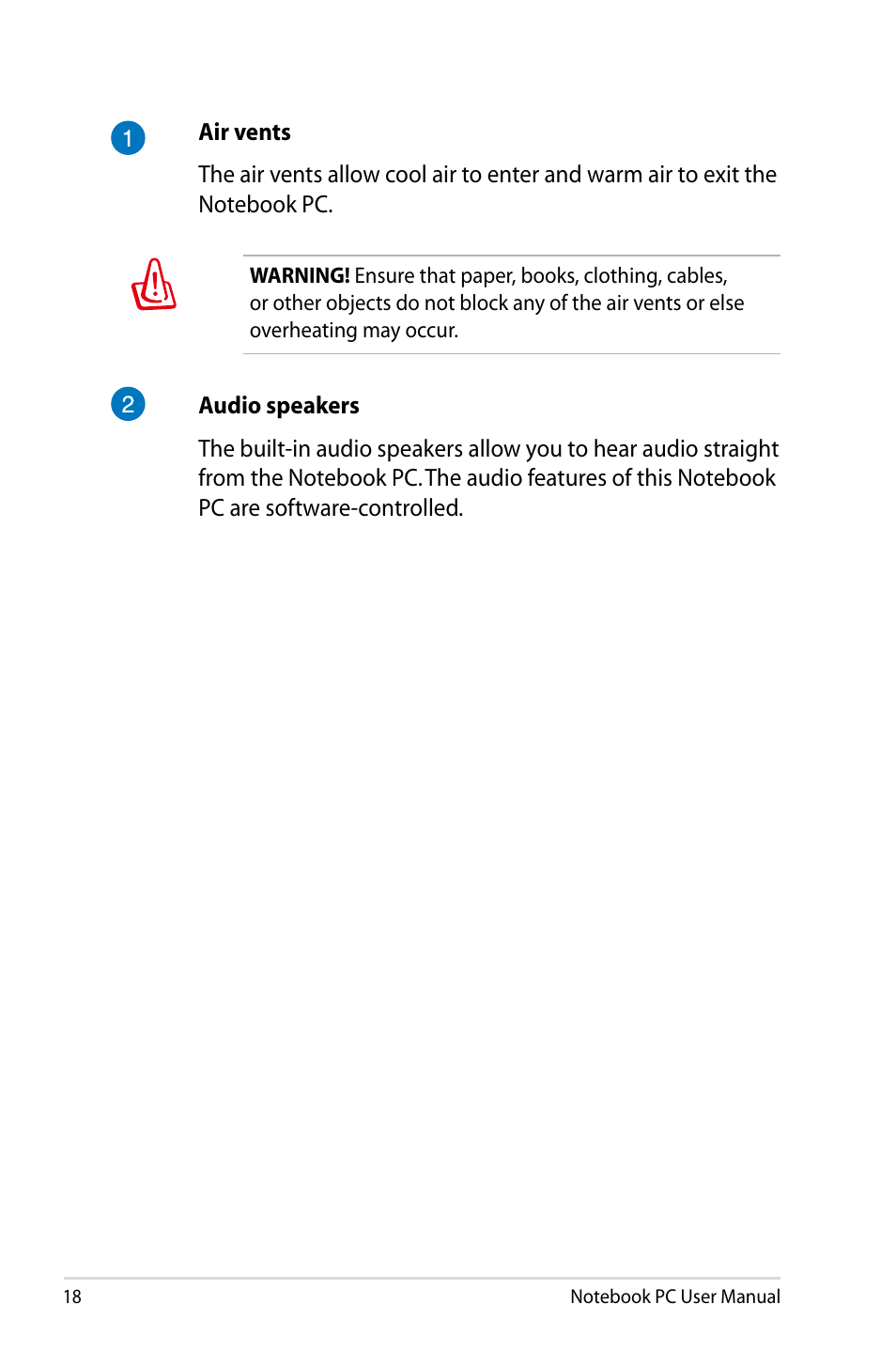 Asus PU500CA User Manual | Page 18 / 100