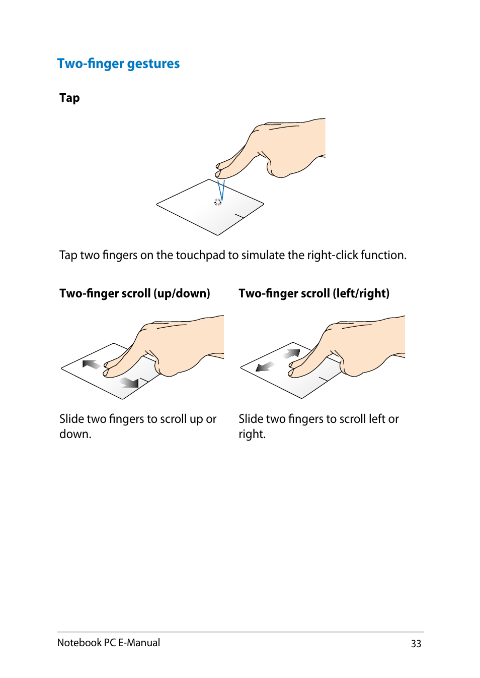 Asus X102BA User Manual | Page 33 / 122