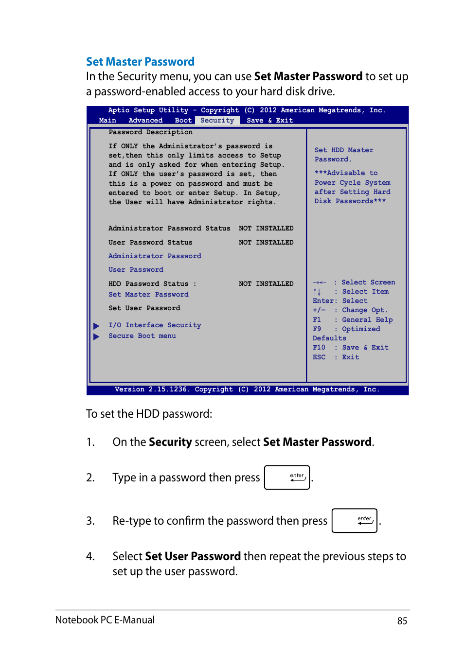 Asus X102BA User Manual | Page 85 / 122