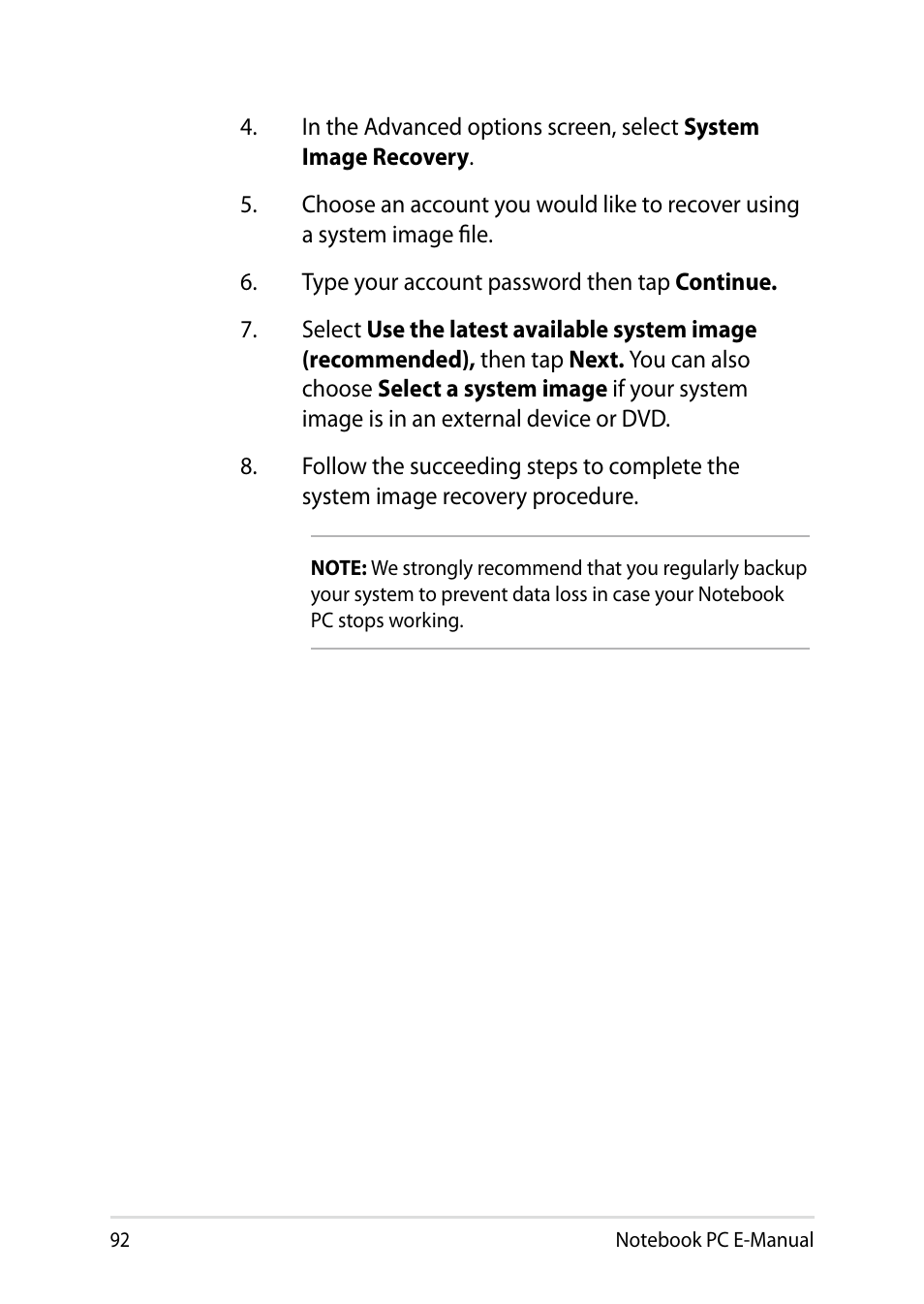 Asus X102BA User Manual | Page 92 / 122