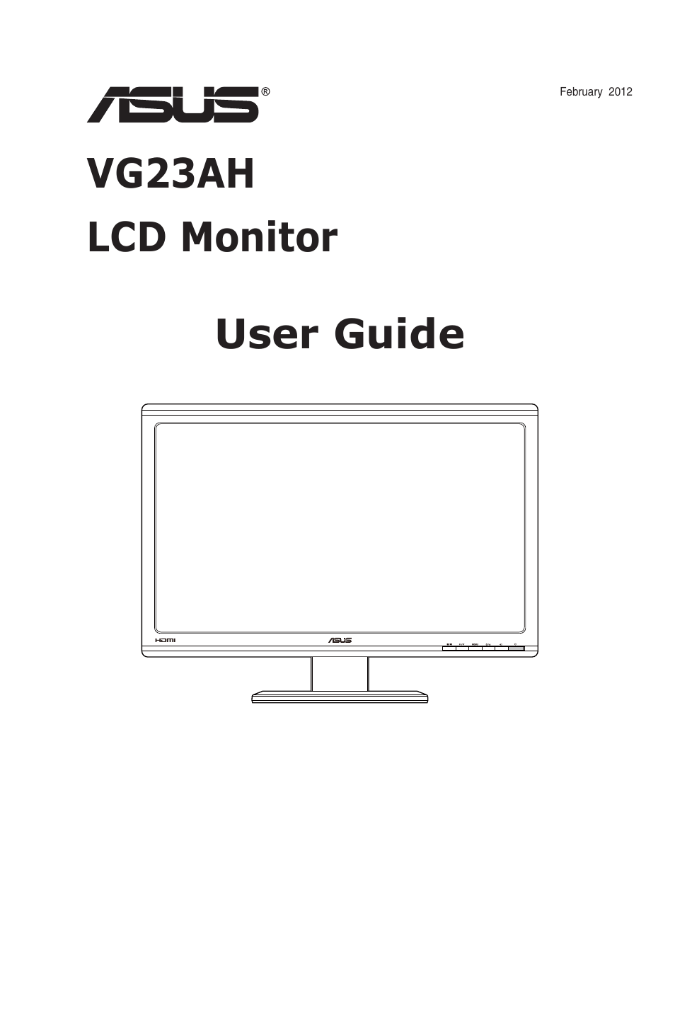 Asus VG23AH User Manual | 26 pages