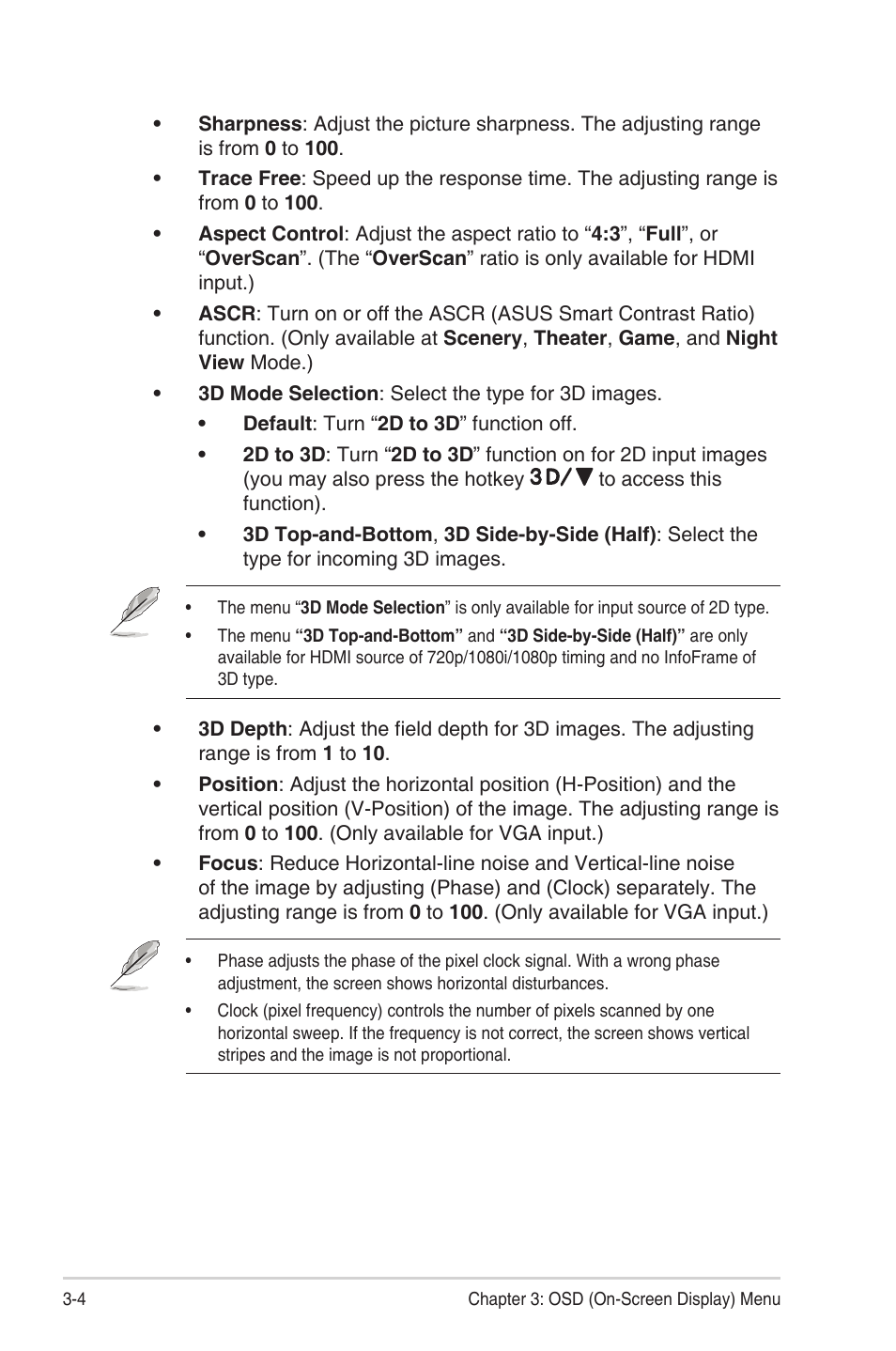 Asus VG23AH User Manual | Page 18 / 26