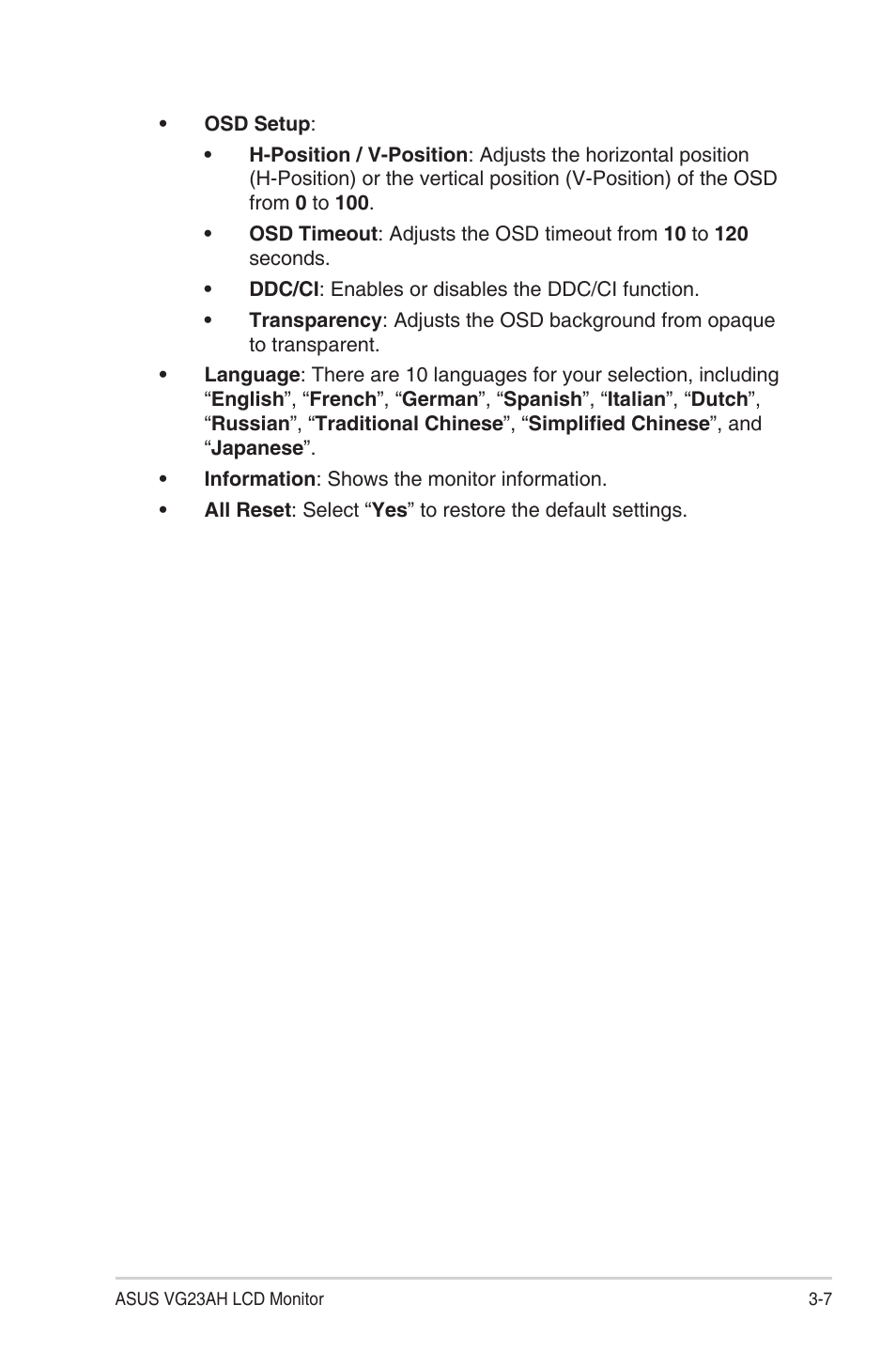 Asus VG23AH User Manual | Page 21 / 26