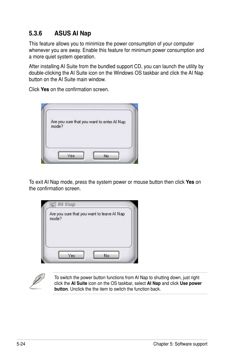 6 asus ai nap | Asus P5E-VM HDMI User Manual | Page 128 / 154