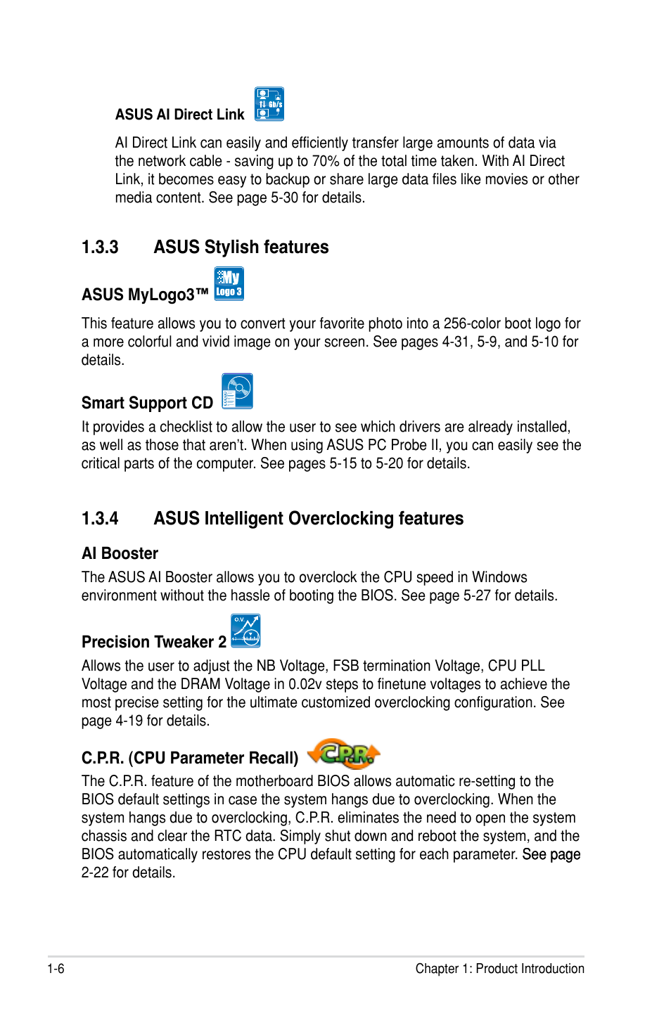 Asus P5E-VM HDMI User Manual | Page 22 / 154