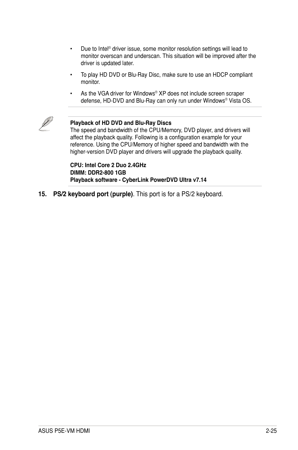 Asus P5E-VM HDMI User Manual | Page 49 / 154