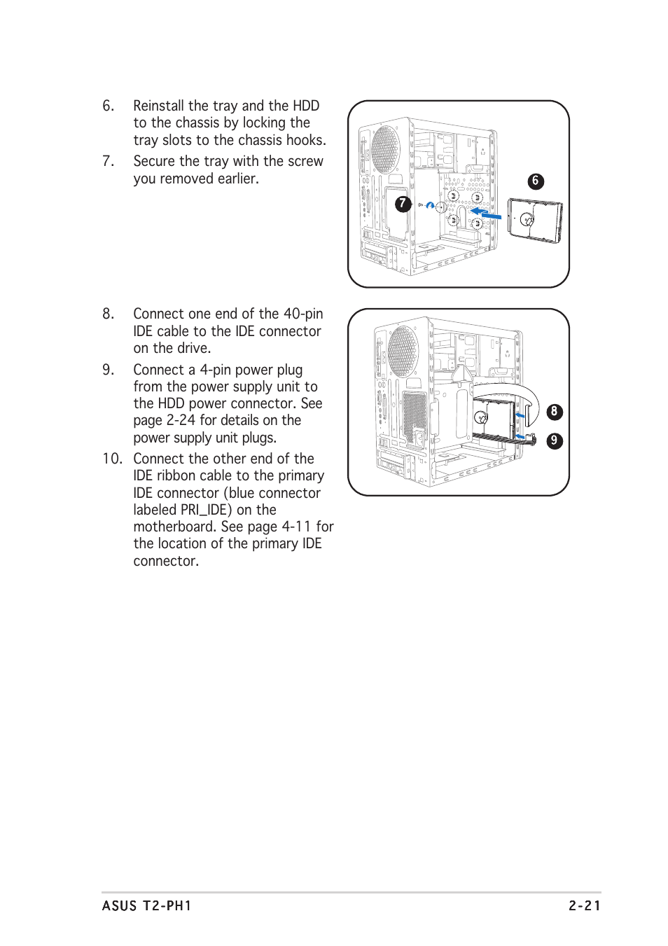 Asus T2-PH1 User Manual | Page 41 / 112