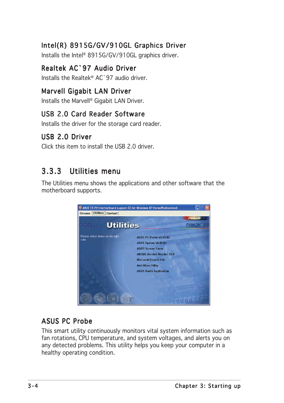 Asus T2-PH1 User Manual | Page 50 / 112