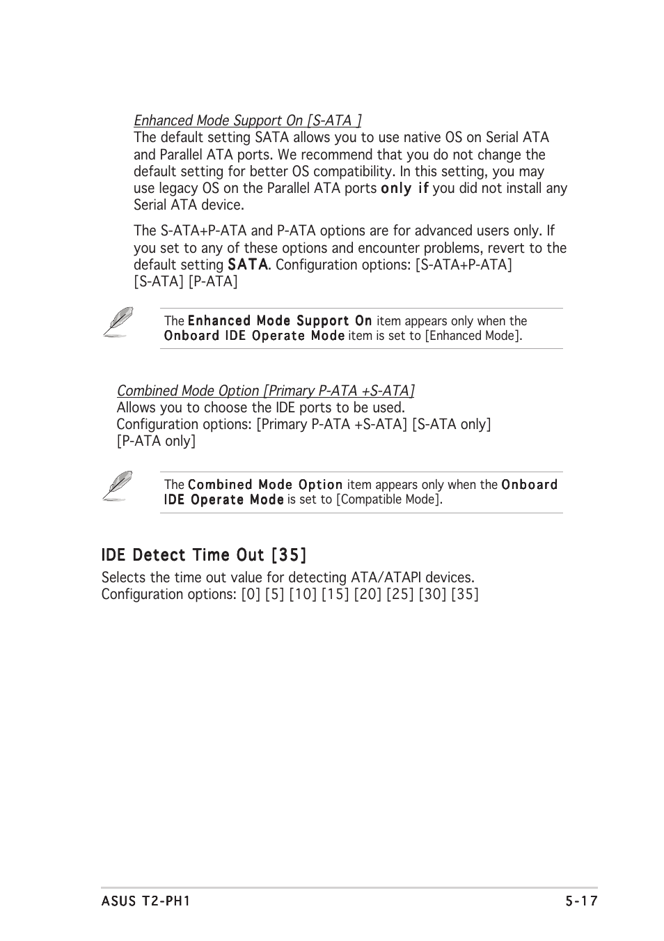 Ide detect time out [35 | Asus T2-PH1 User Manual | Page 89 / 112