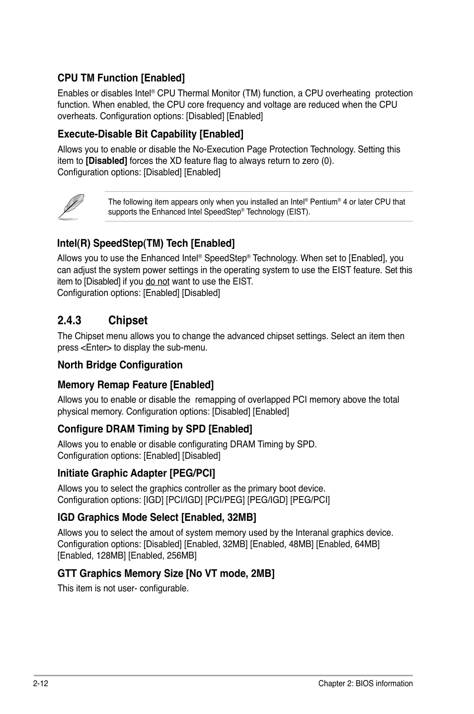 3 chipset, Chipset -12 | Asus P5G41T-M LX User Manual | Page 50 / 60