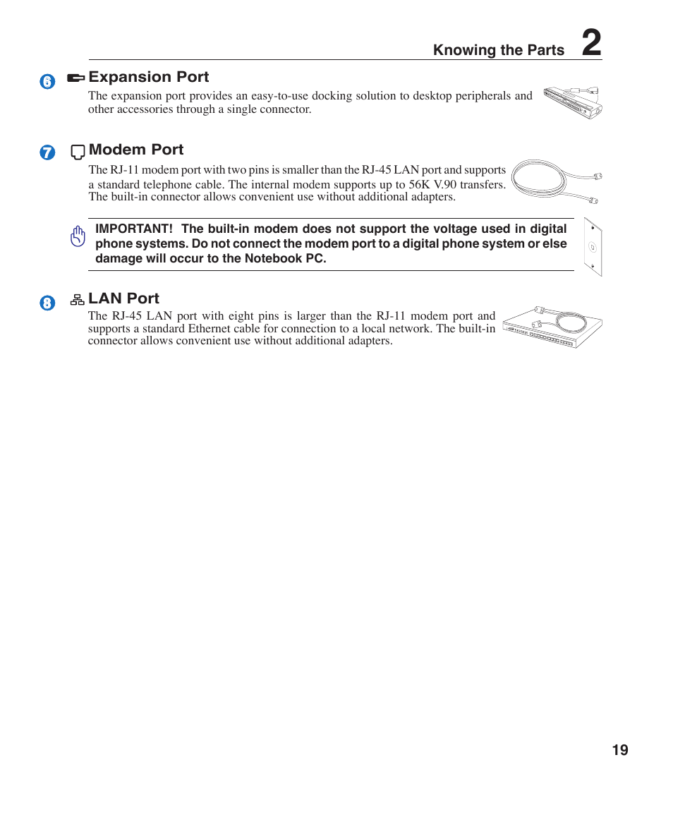 Asus Z96J User Manual | Page 19 / 67