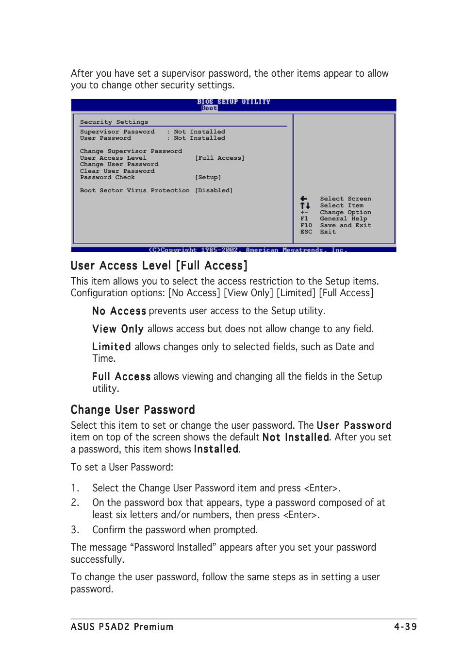 Asus P5AD2 Premium User Manual | Page 105 / 152