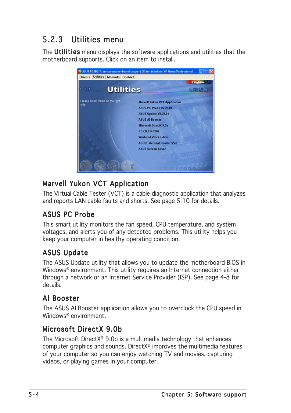 Asus P5AD2 Premium User Manual | Page 114 / 152