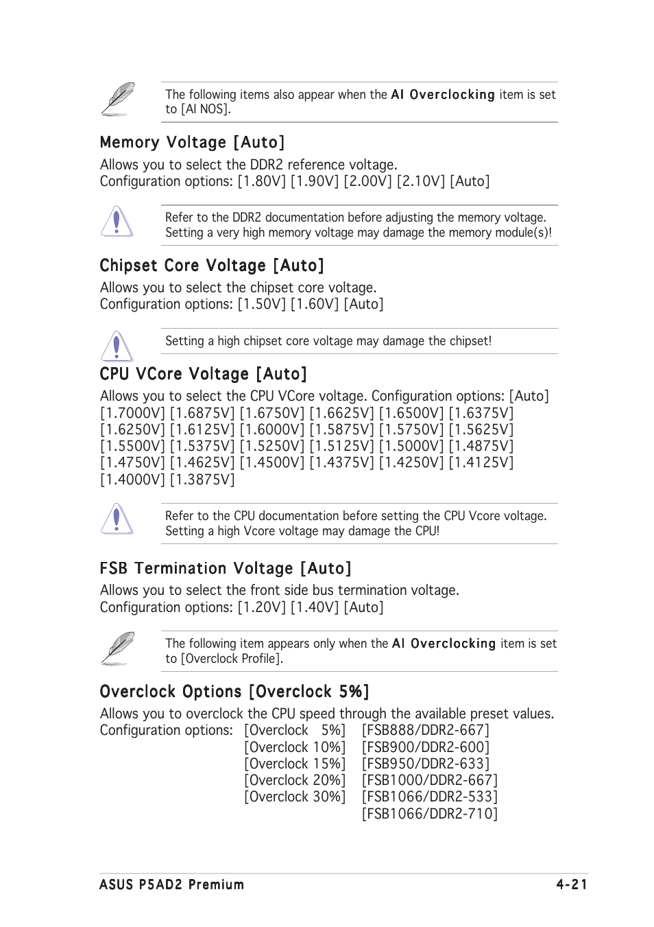 Asus P5AD2 Premium User Manual | Page 87 / 152