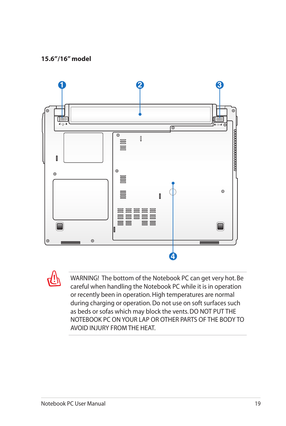 Asus P52Jc User Manual | Page 19 / 118