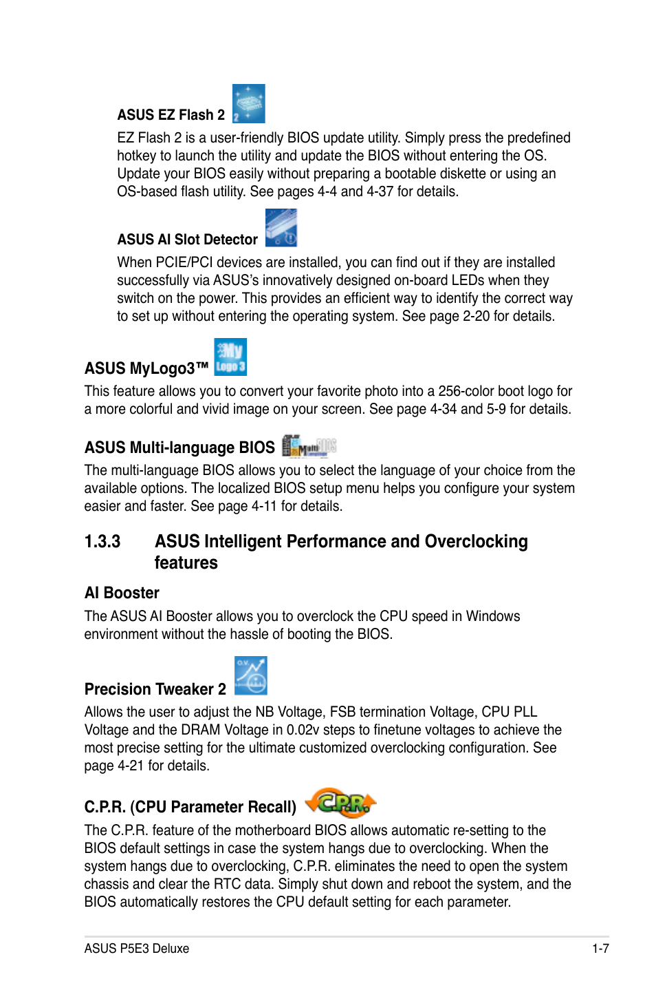 Asus P5E3 DELUXE/WiFi-AP User Manual | Page 23 / 186