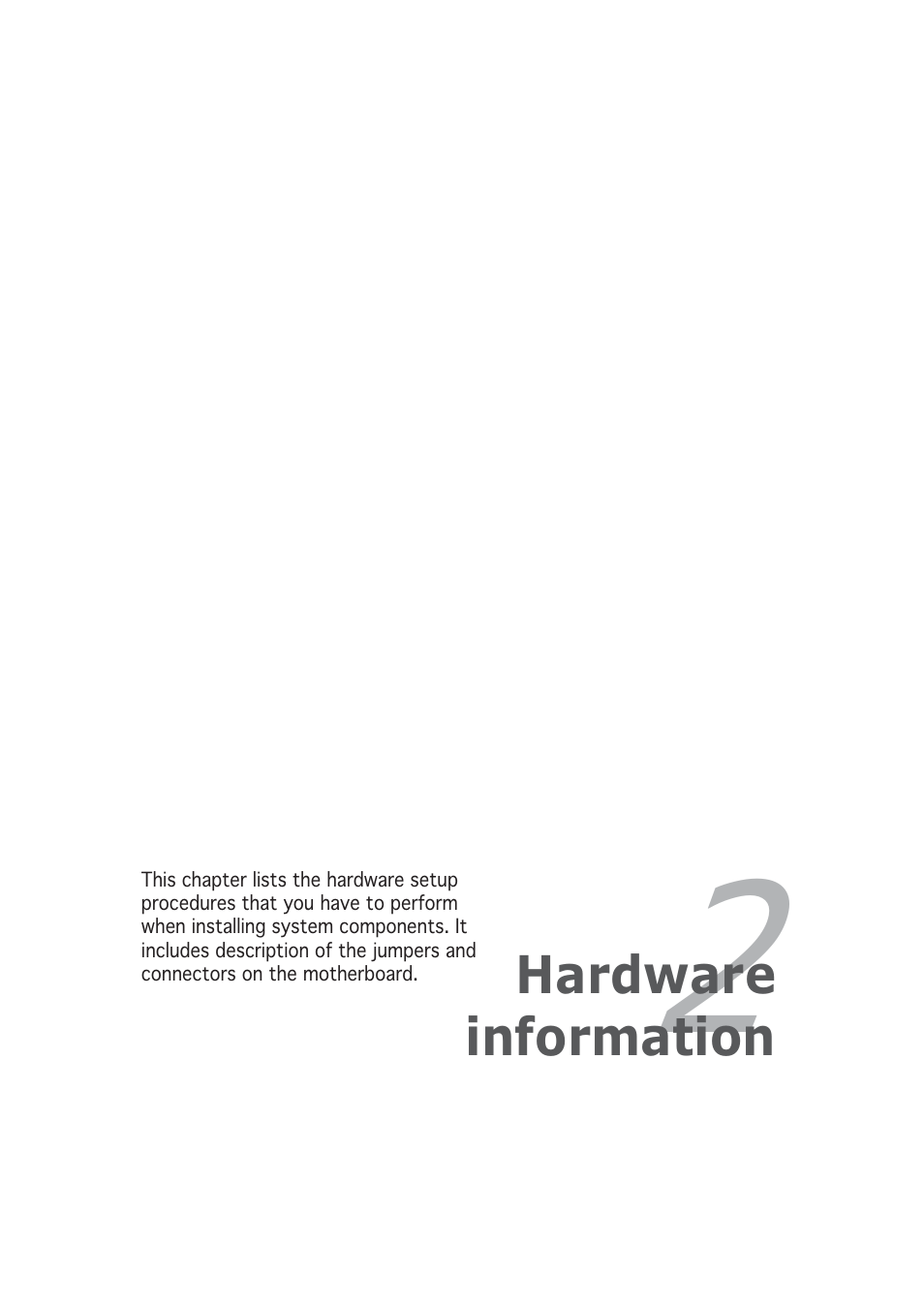 Asus P5WDG2 WS Professional User Manual | Page 25 / 170