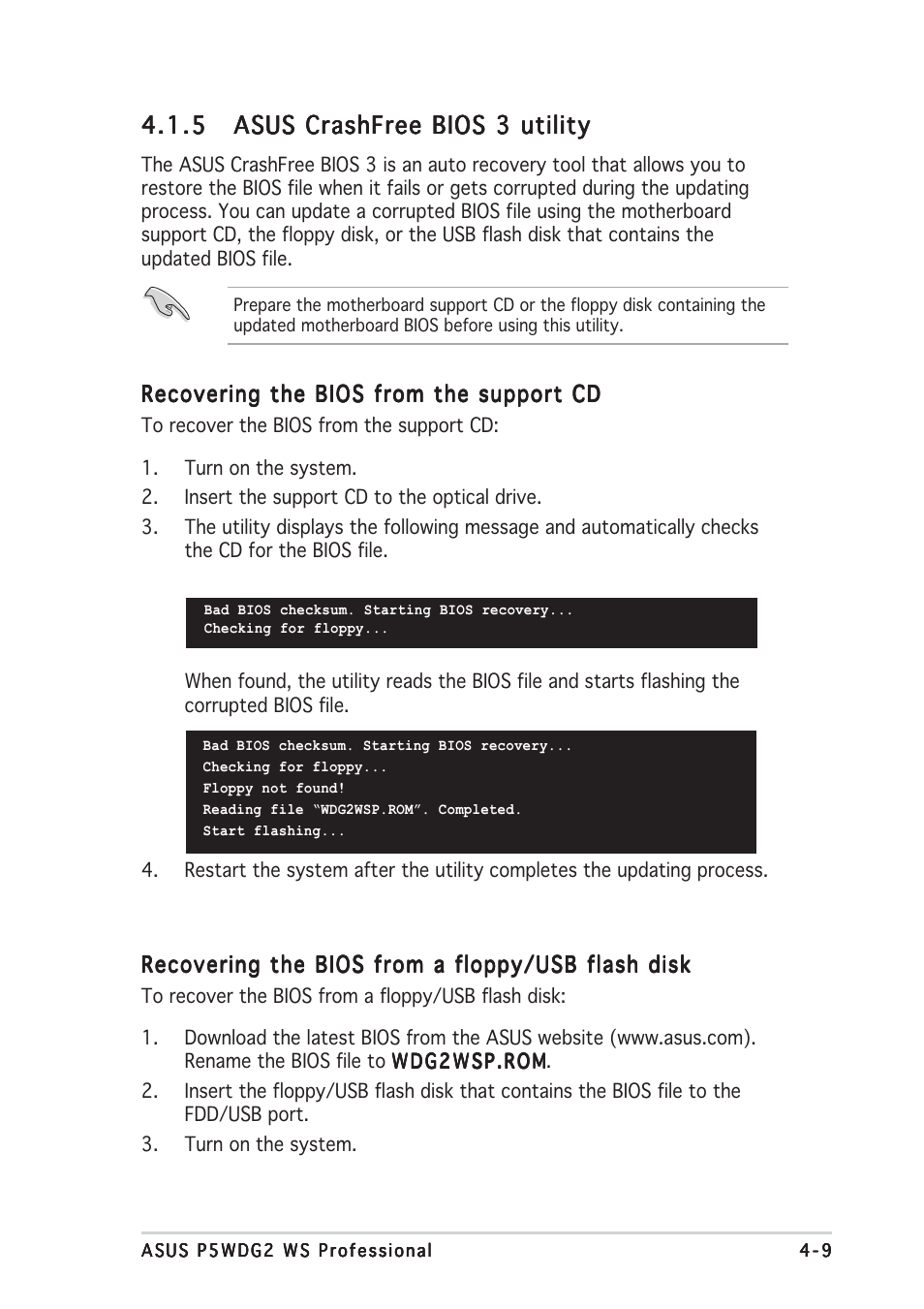 Asus P5WDG2 WS Professional User Manual | Page 83 / 170