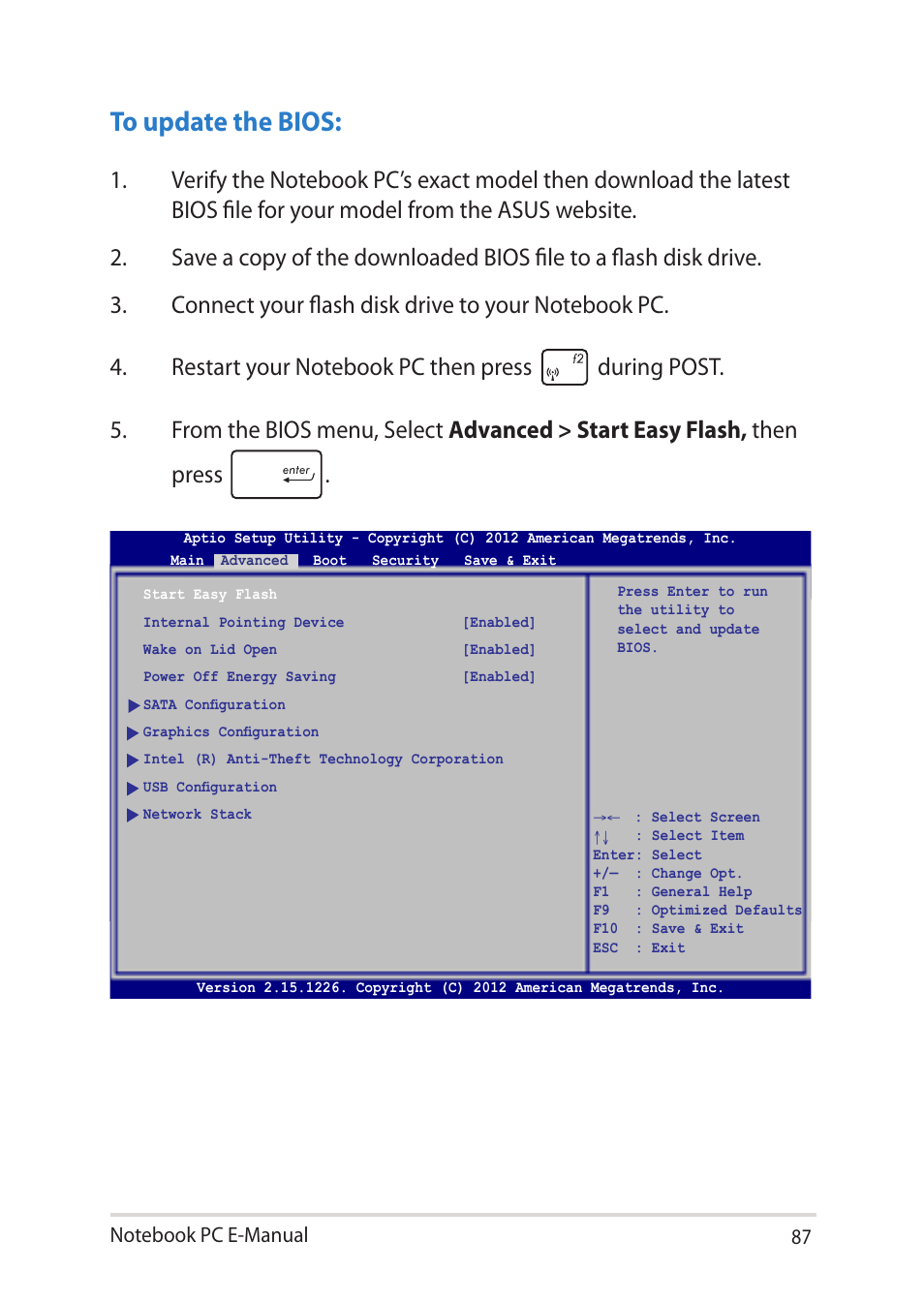 Asus Y581CC User Manual | Page 87 / 128