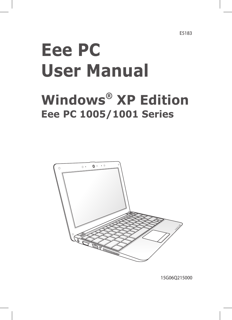 Asus Eee PC 1001PG User Manual | 62 pages