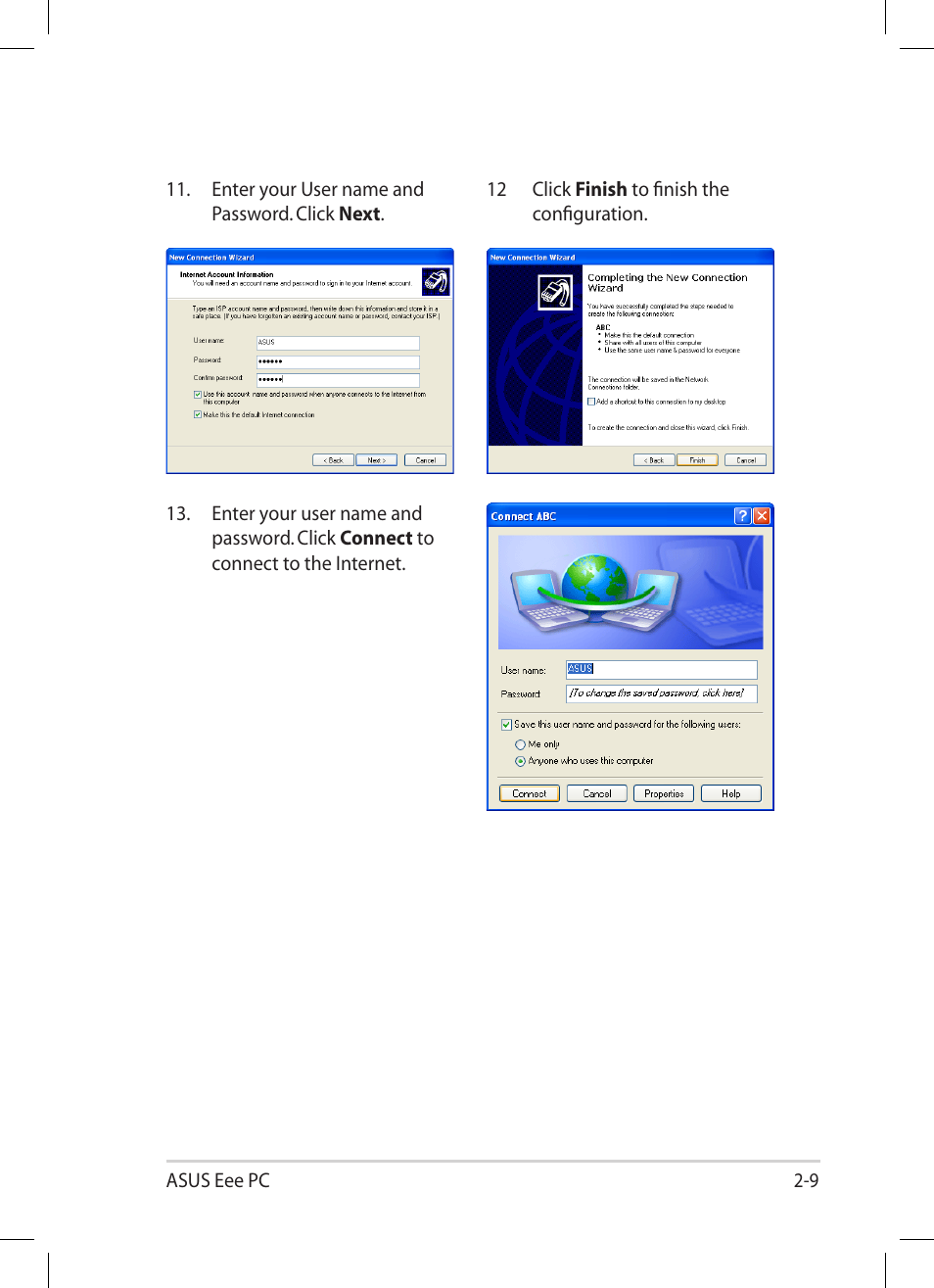 Asus Eee PC 1001PG User Manual | Page 29 / 62