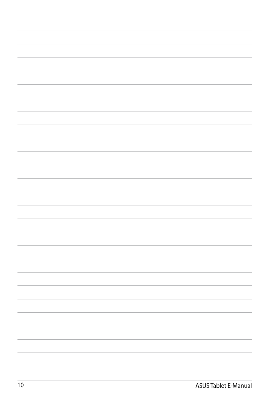 Asus MeMO Pad 8 User Manual | Page 10 / 96