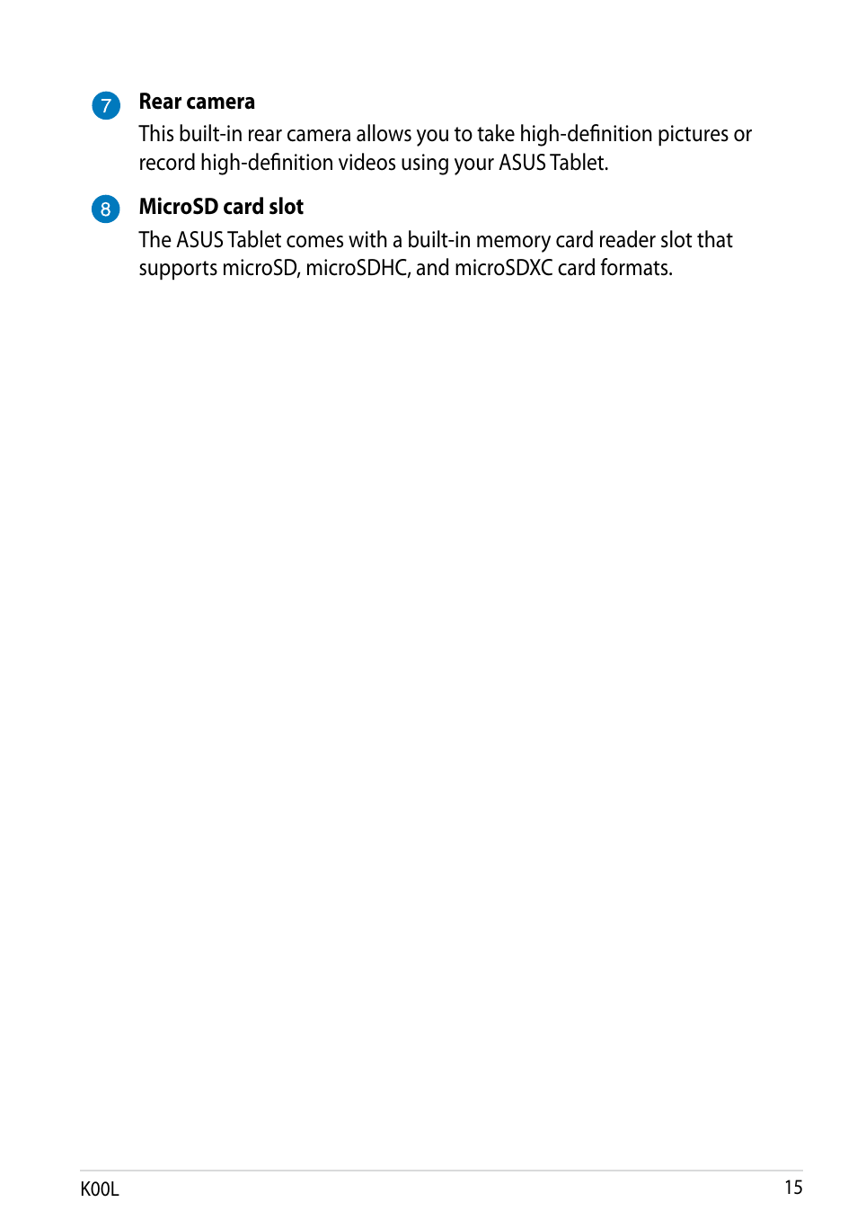 Asus MeMO Pad 8 User Manual | Page 15 / 96