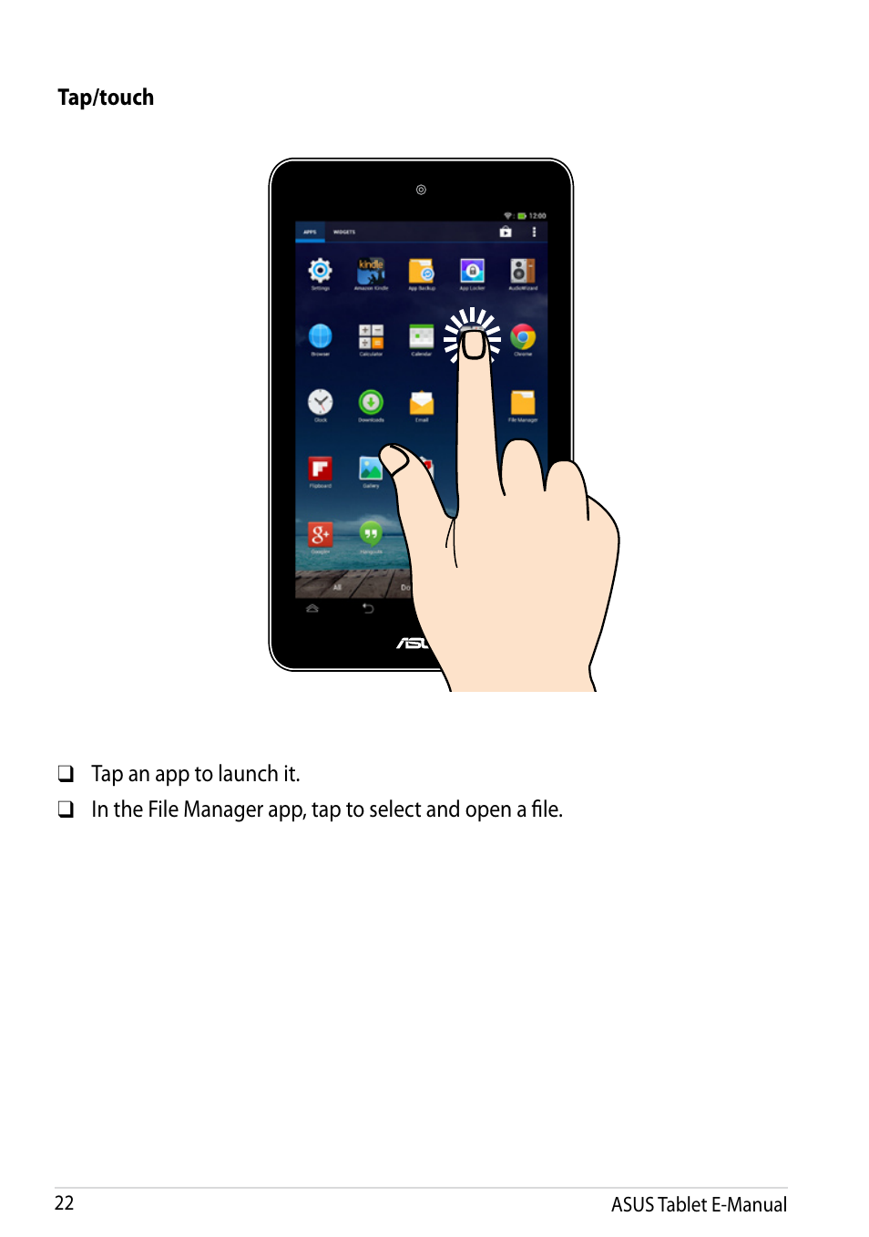 Asus MeMO Pad 8 User Manual | Page 22 / 96