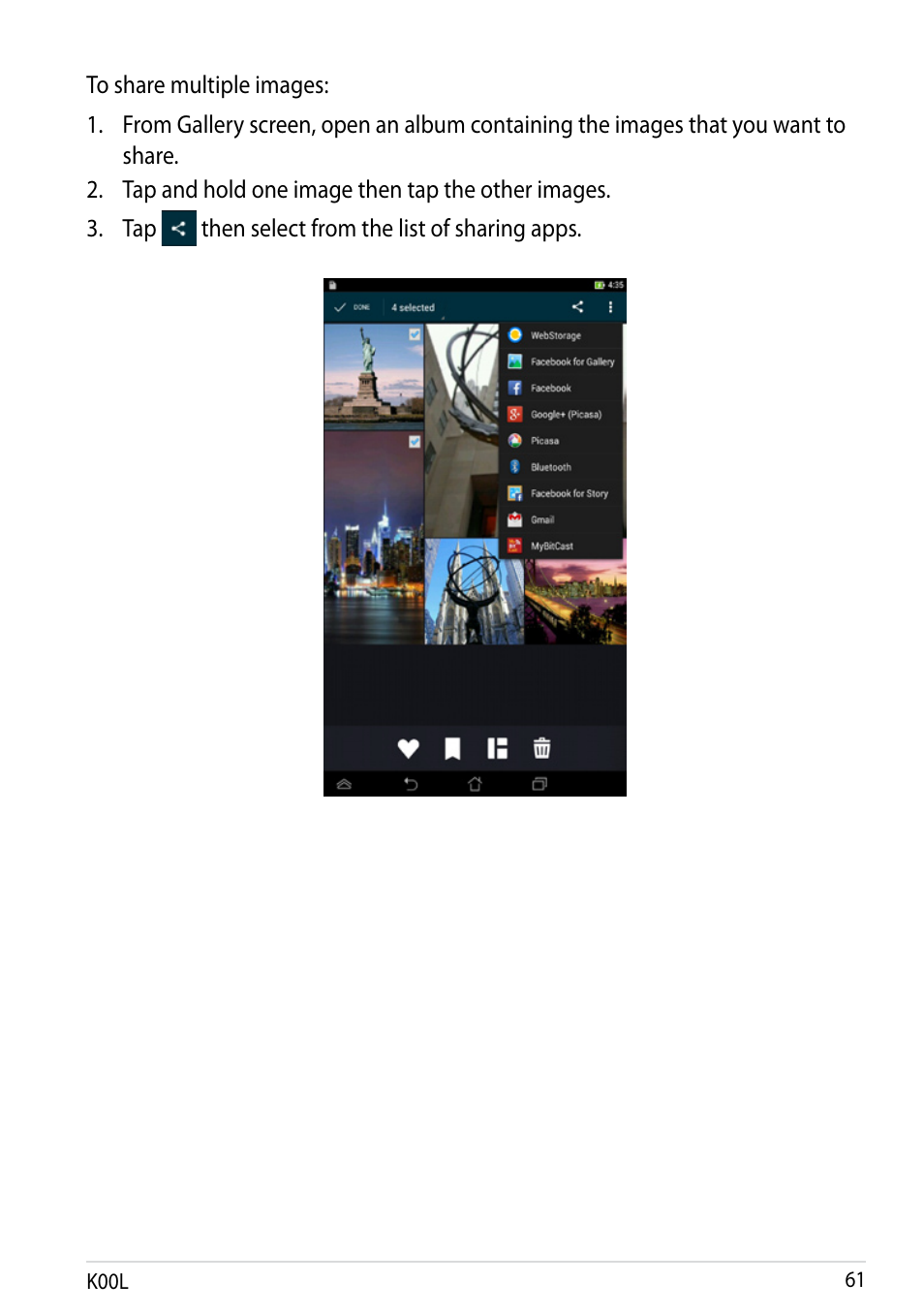 Asus MeMO Pad 8 User Manual | Page 61 / 96