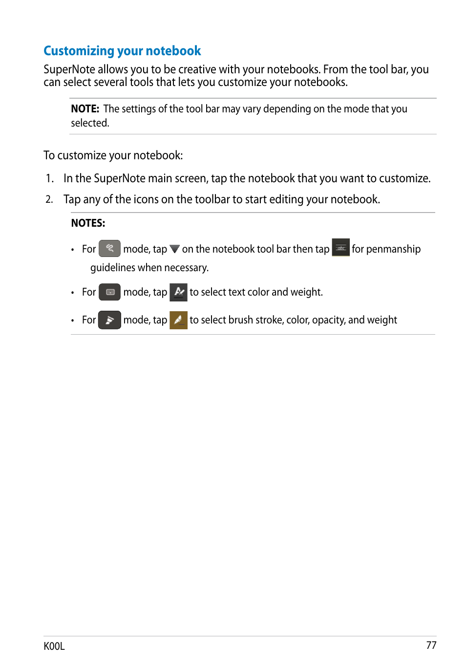 Asus MeMO Pad 8 User Manual | Page 77 / 96