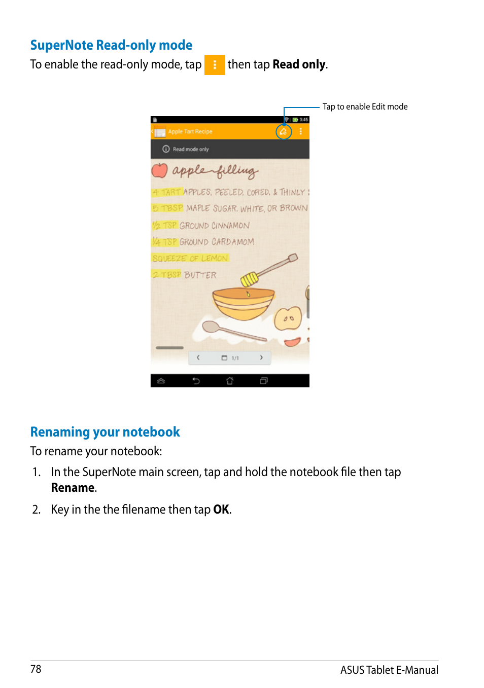 Asus MeMO Pad 8 User Manual | Page 78 / 96