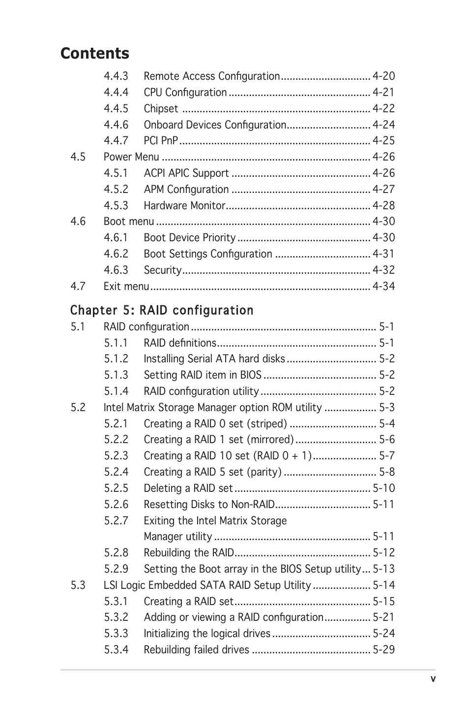Asus P5MT-C User Manual | Page 5 / 154