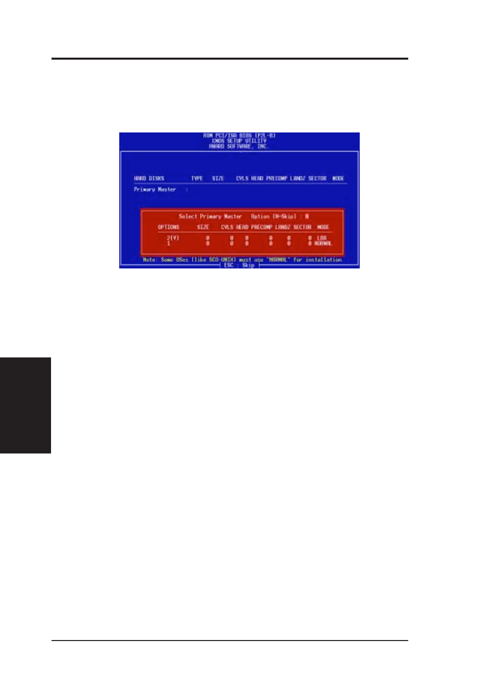 Iv. bios software, Ide hdd auto detection | Asus P2L-B User Manual | Page 54 / 64