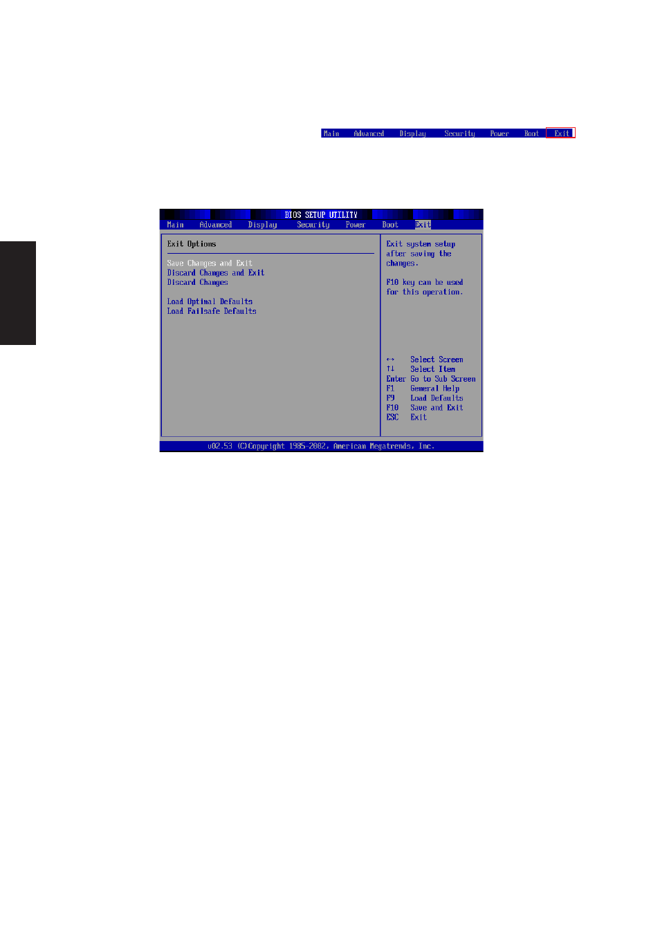 Exit | Asus A2Dc User Manual | Page 117 / 120