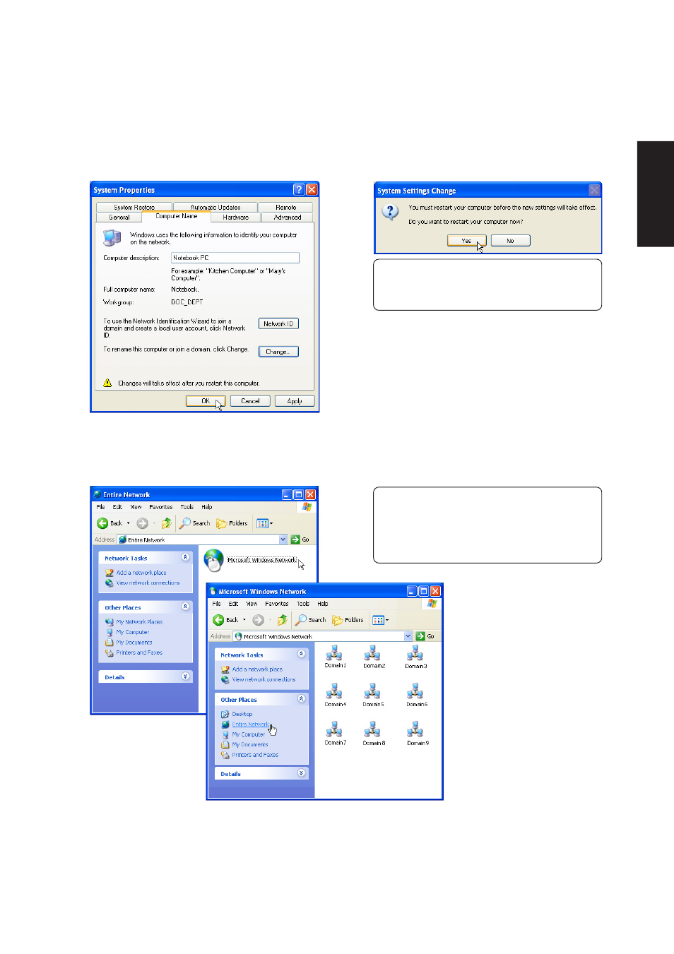 Joining a domain or workgroup (cont’) | Asus A2Dc User Manual | Page 34 / 120