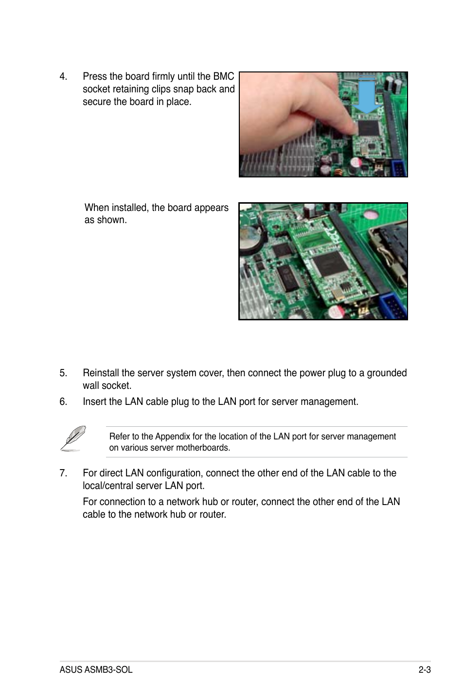 Asus ASMB3 User Manual | Page 17 / 62