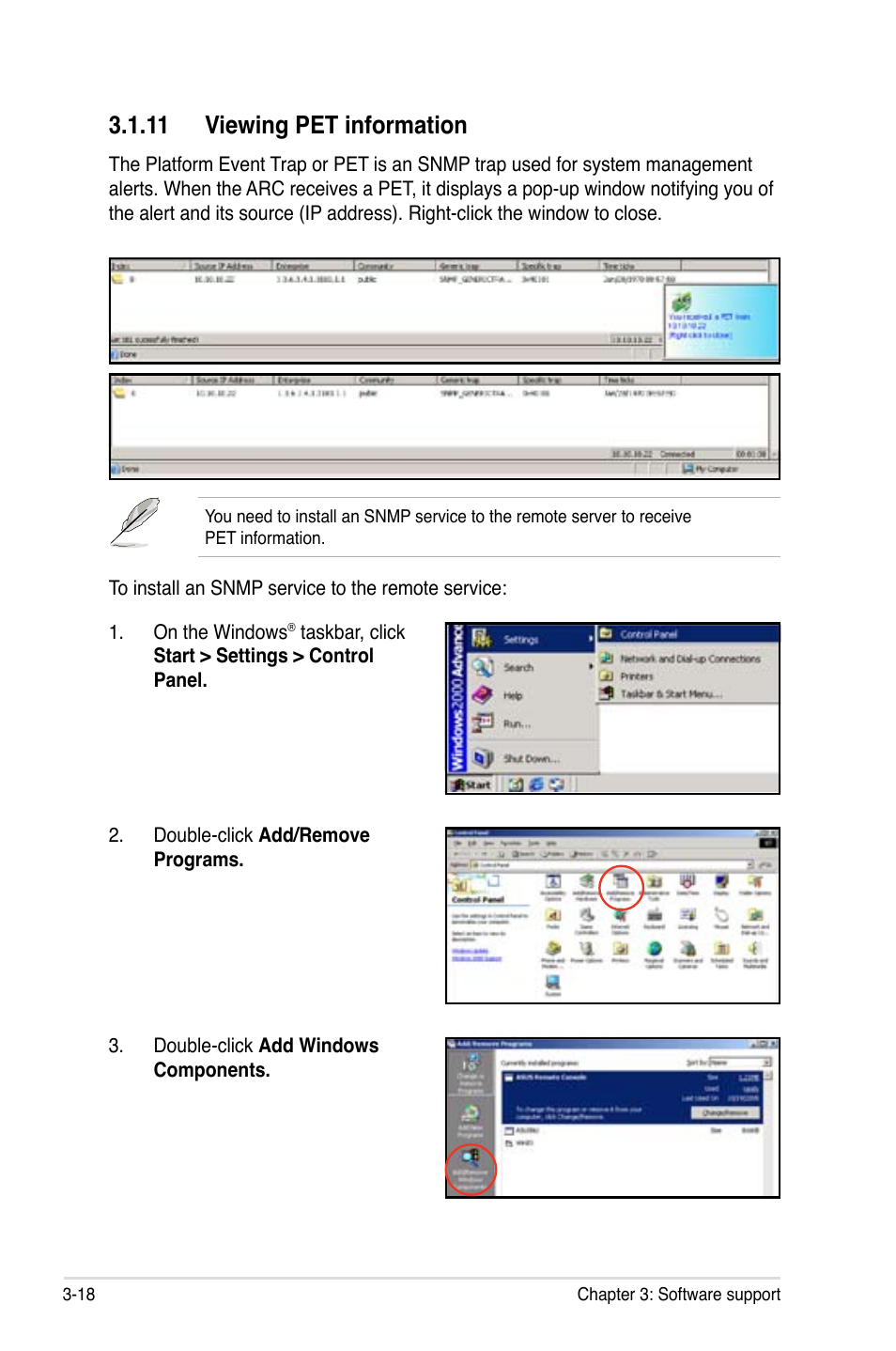 11 viewing pet information | Asus ASMB3 User Manual | Page 50 / 62