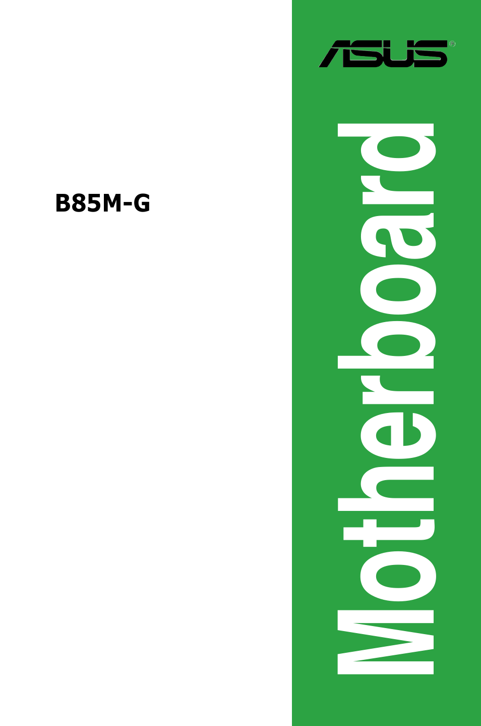 Asus B85M-G User Manual | 75 pages