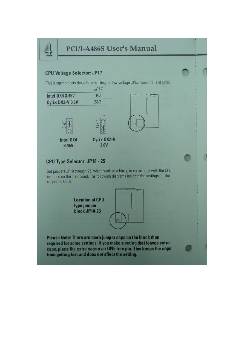 Asus PCI/I-A486S User Manual | Page 7 / 20