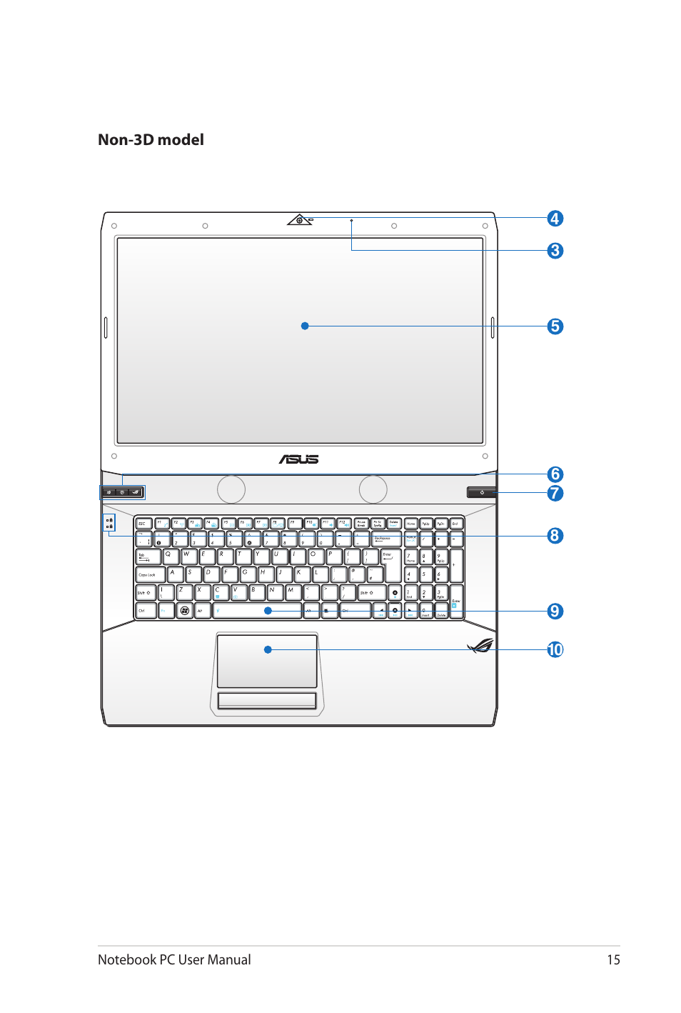 Asus G73Sw User Manual | Page 15 / 120