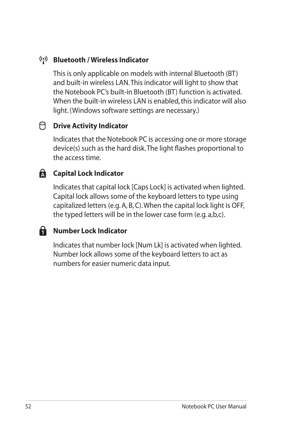 Asus G73Sw User Manual | Page 52 / 120